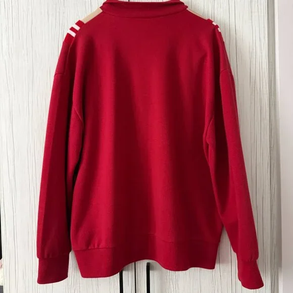 Red Quarter Zip - Picture 2 of 5